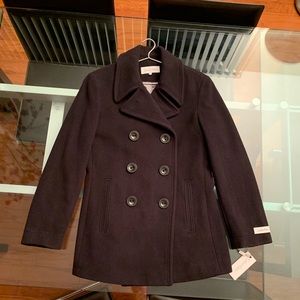 Calvin Klein Double-Breasted Pea Coat